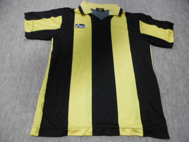 ★アシックス★半袖ウエア ブラック&イエロー サイズ:150cm拍卖