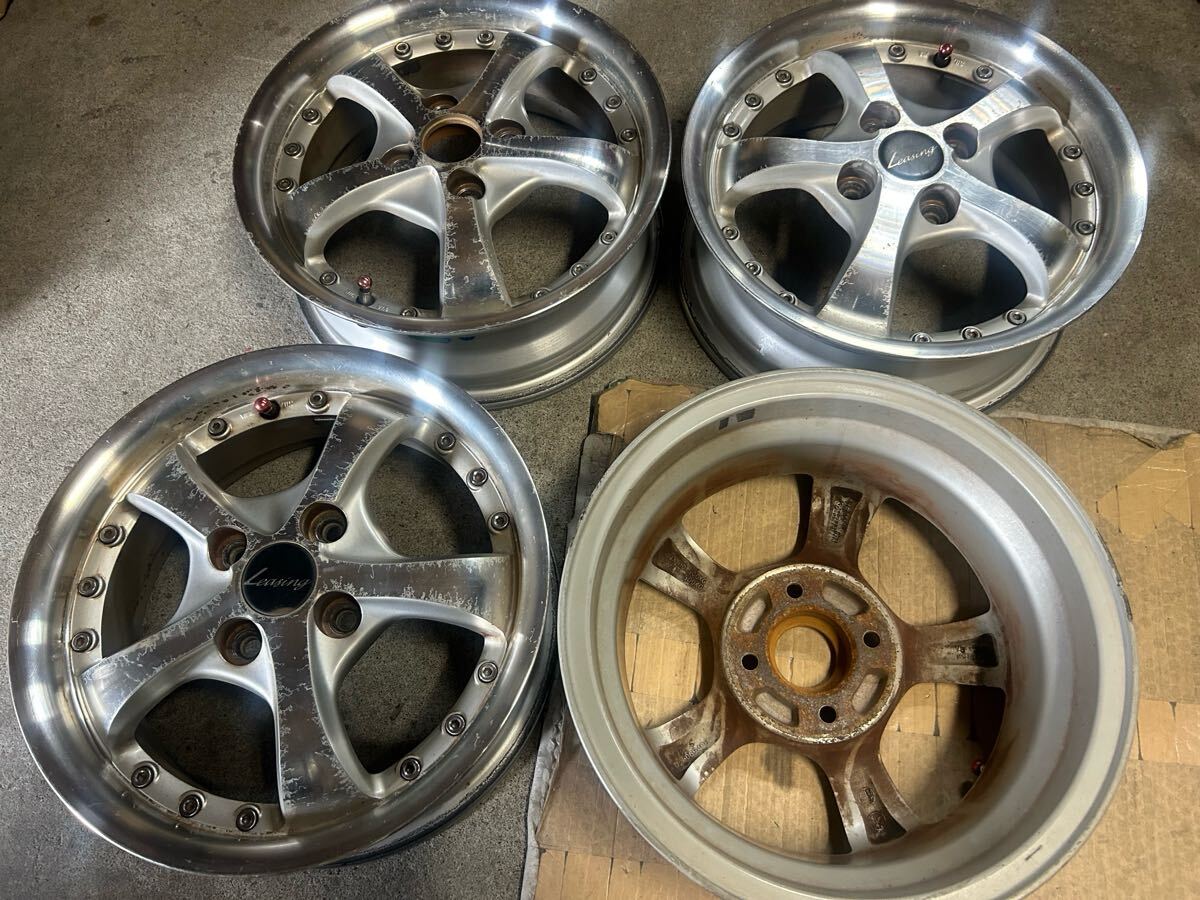 ★Leasing レアシング スポーク PCD100 4本 5J+43 (VS-KF ヴィエナ タイプ)(0709)拍卖