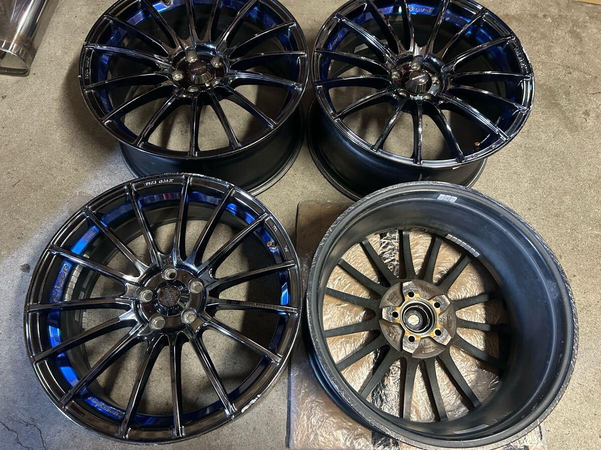 ★WEDS SA15R 4本 PCD100 7.5J 8.5J BRZ 86 プリウス (0721)拍卖