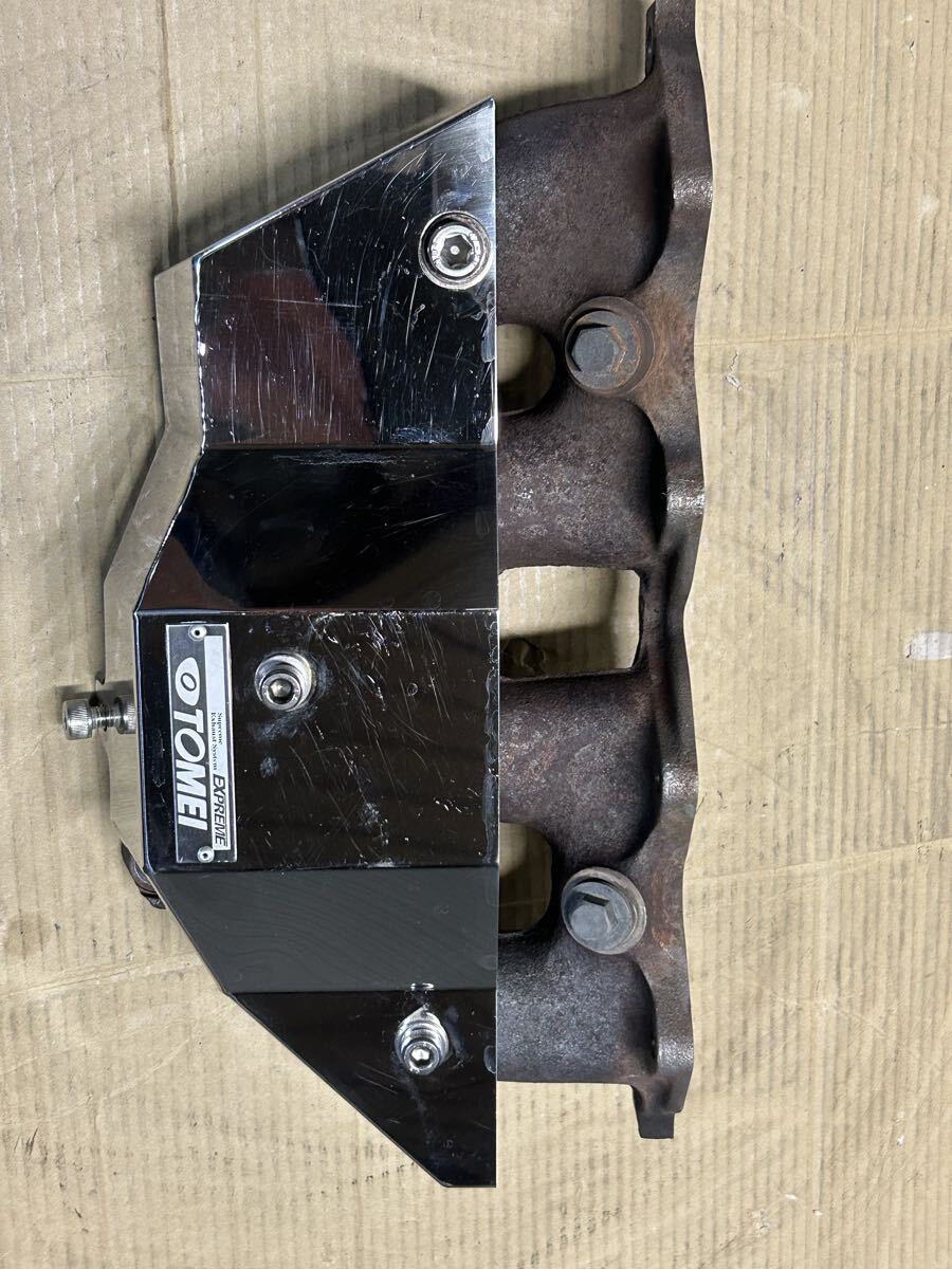 ★送料無料 TOMEI 東名 EXPREME 4G63 EVO ヒートプロテクター 純正エキマニ ランサーエボリューション CP9A エボ5 ランエボ (0729)拍卖