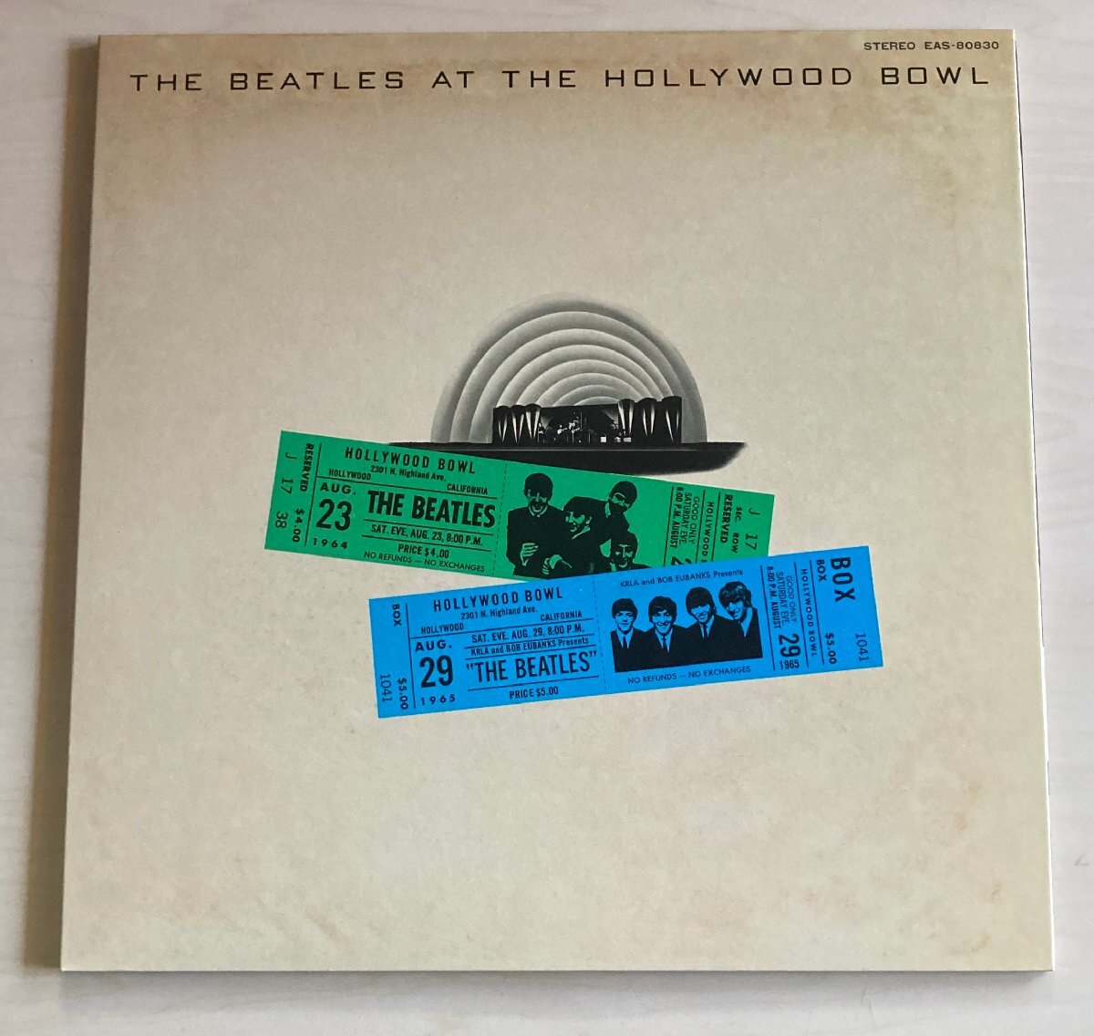 LPA25485 THE BEATLES / ザ・ビートルズ・スーパー・ライヴ!(アット・ハリウッド・ボール) 国内盤LP 盤良好拍卖