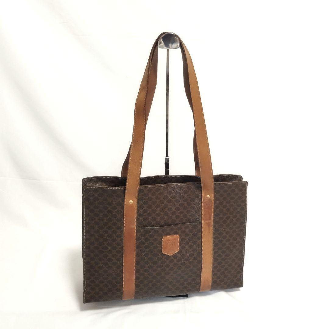 CELINE セリーヌ トートバッグ マカダム ヴィンテージ メンズブランド 送料無料 正規品 鑑定済み 人気ブランド 限定セール拍卖