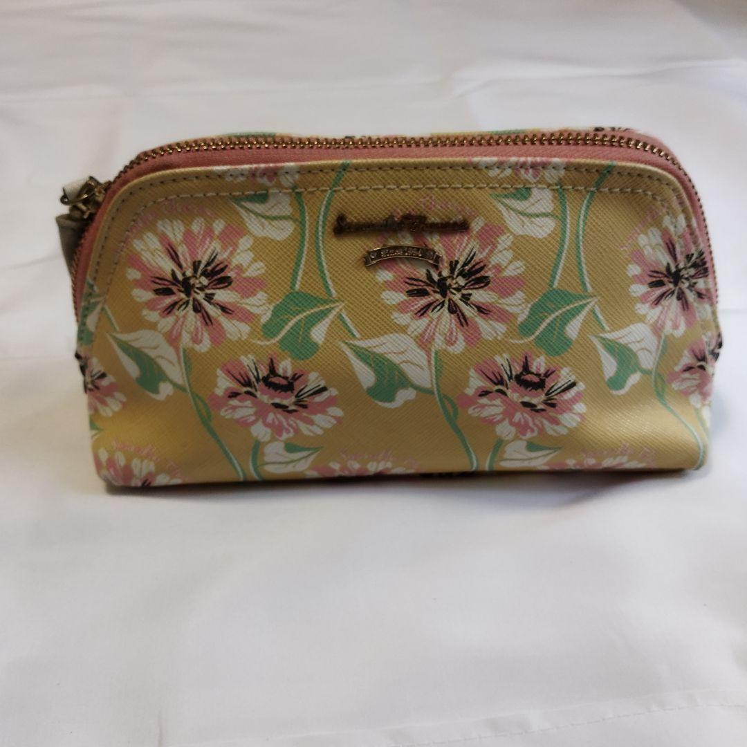 Samantha Thavasa サマンサタバサ ポーチ ベージュ 花柄 送料無料 正規品 鑑定済み 人気ブランド 限定セール拍卖