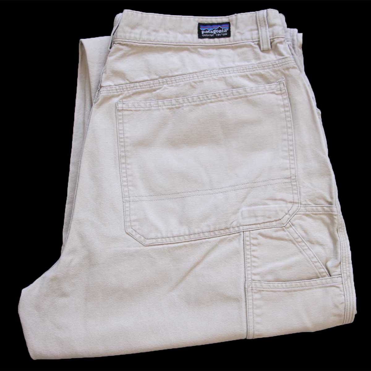 ★00s patagoniaパタゴニア コットン キャンバス ペインターパンツ ベージュ 38★オールド アウトドア キャンプ ビッグサイズ拍卖