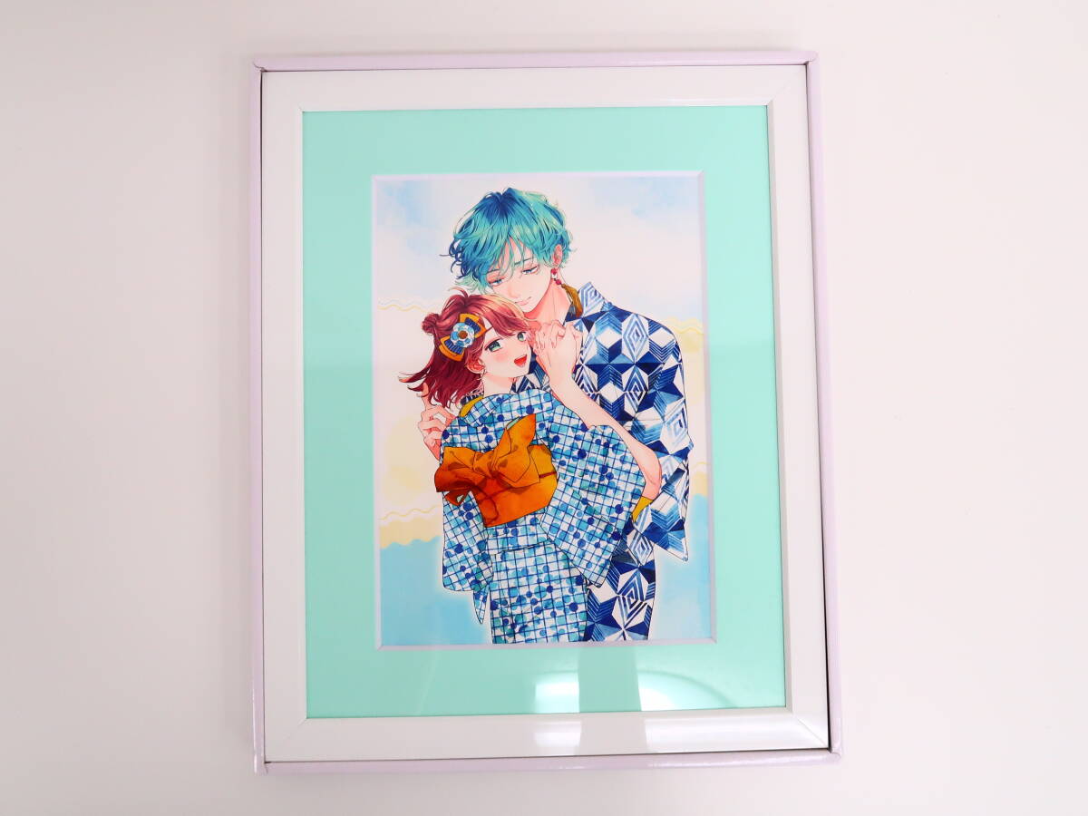 YK0517/顔だけじゃ好きになりません 漫福ガチャ A賞 才南&奏人 高精細複製原画 キャラファイングラフ拍卖