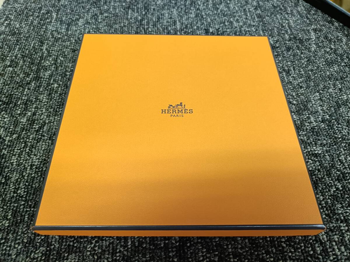 ★HERMES エルメス ハンドタオル ステアーズ ネイビー 未使用拍卖
