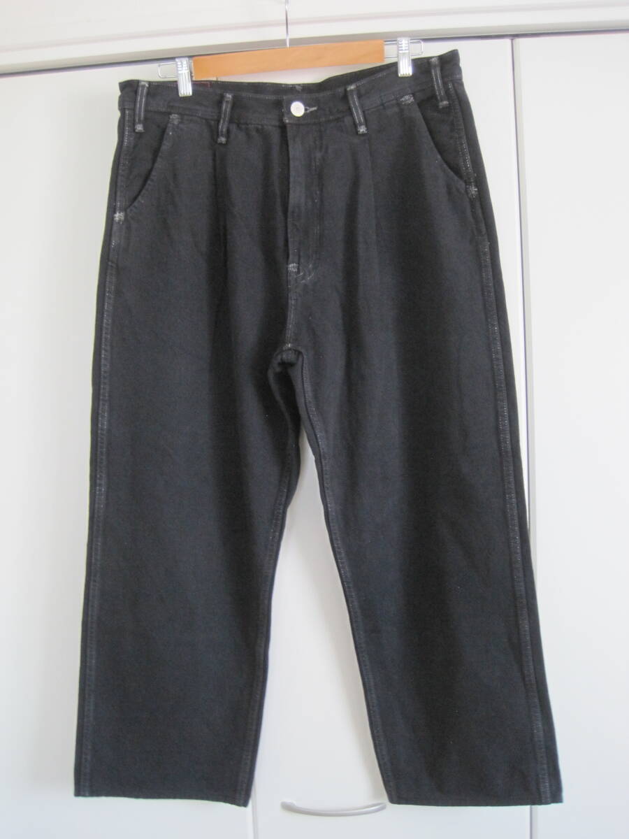 LEVIS RED リーバイス レッド PLEATED TROUSER 1タック ブラックデニム ジーンズ 34 A1120-0001拍卖