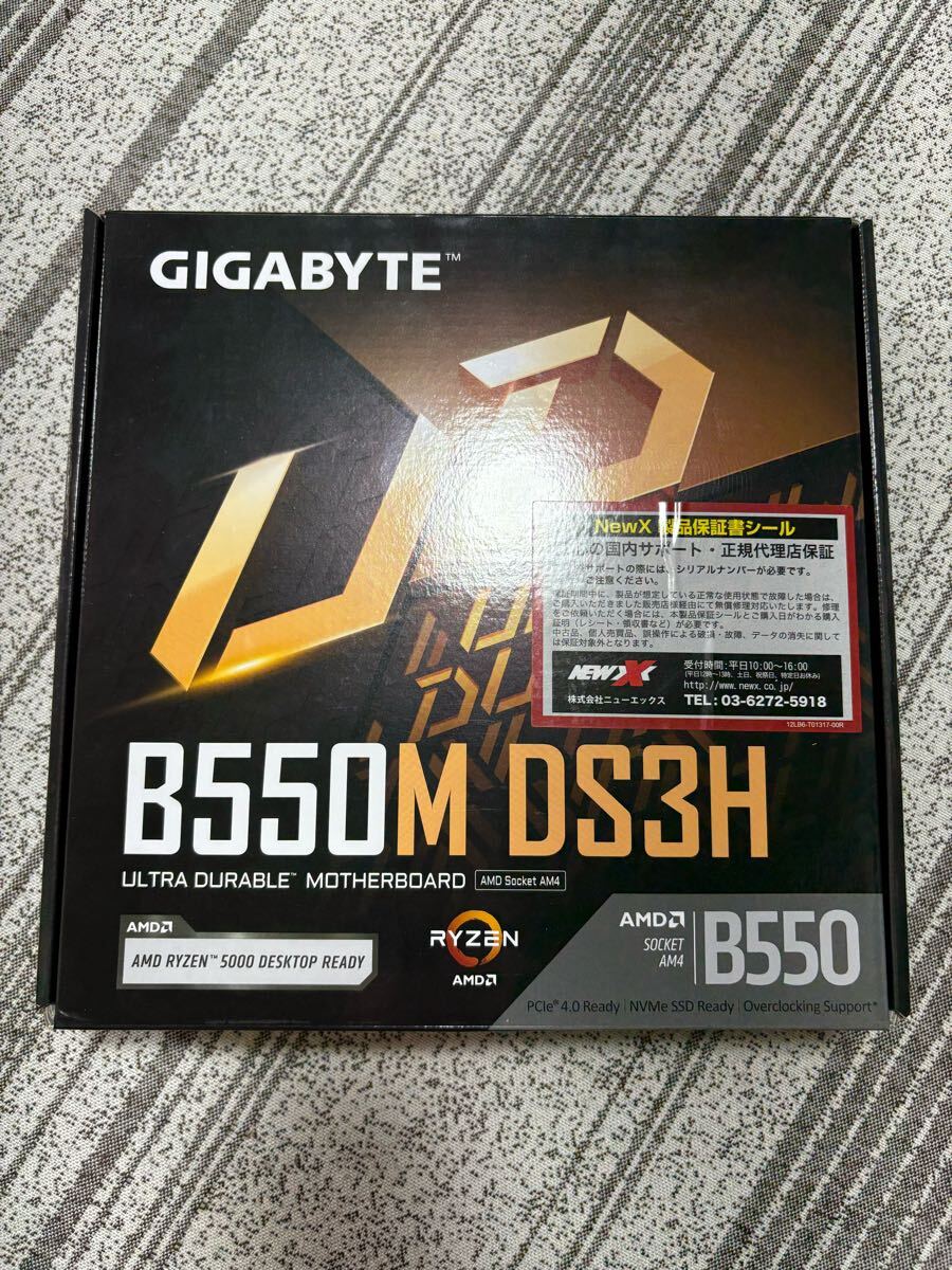新品 GIGABYTE B550M DS3H マザーボード拍卖