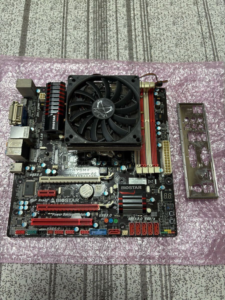 biostar a75m+とcpu a6 3670セット拍卖