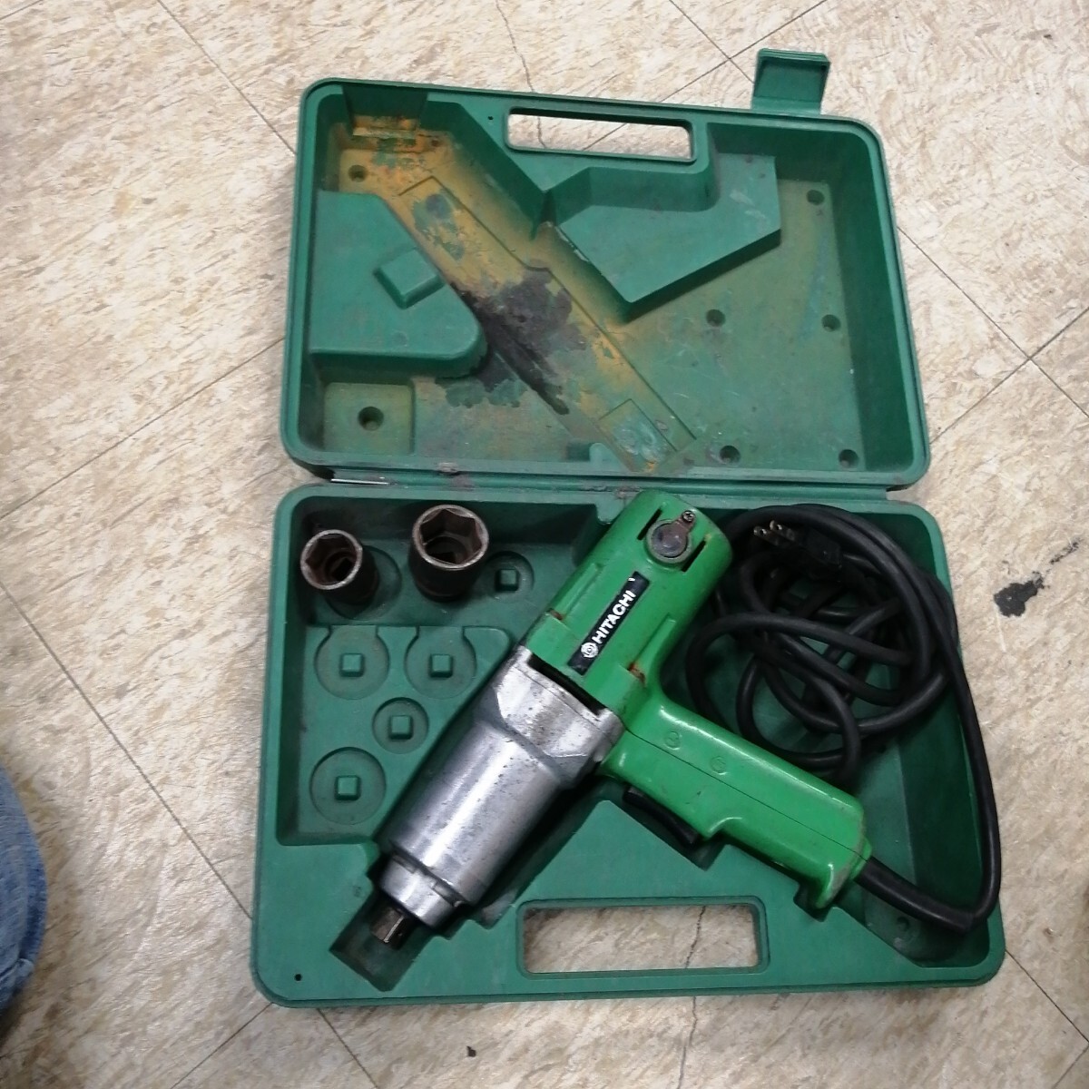 HITACHI WH14 電動インパクトレンチ 14mm インパクトレンチ 電動工具 インパクトレンチ 100V拍卖