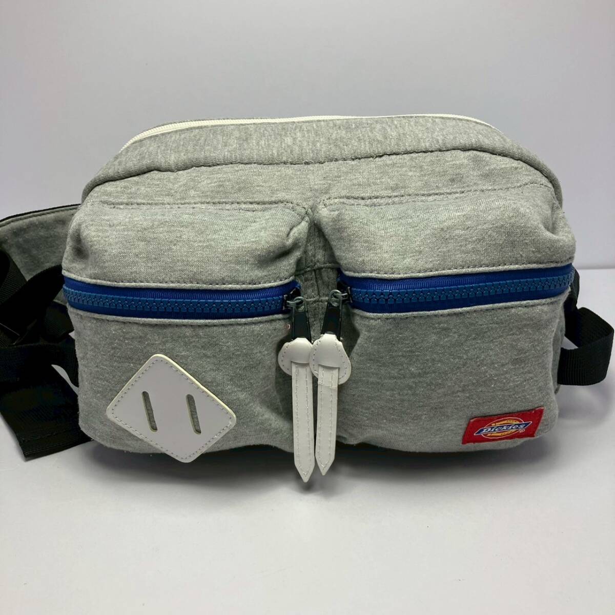 672○ Dickies ディッキーズ ウエストバッグ ボディバッグ グレー ブルー ホワイト 青 白 ブラック 黒 ユニセックス メッシュ ファスナー拍卖