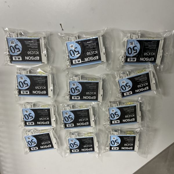 エプソン 純正インク 12本 ICLC50 ライトシアン インクカートリッジ拍卖