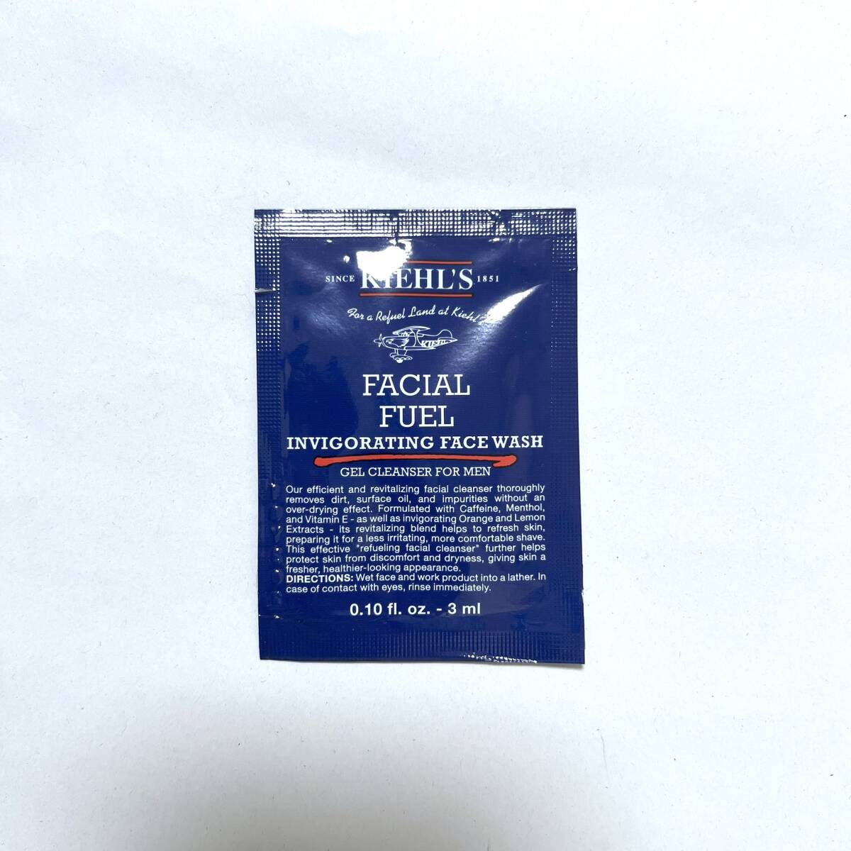 キールズ☆KIEHL'S☆メンズ☆FACIAL FUEL☆洗顔料☆フェイシャルフュールジェルクレンザーフォーメン☆3ml☆1袋拍卖