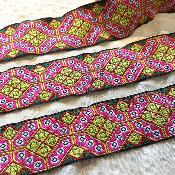 50cmでお届けします チロリアンテープ アジアン エスニック リボン テープ 刺繍 ハンドメイド お花 チェンマイ 手芸用品拍卖
