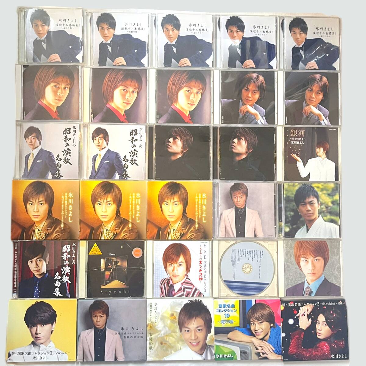 (志)【おまとめ】氷川きよし CD 30枚セット ズンドコ節 昭和の演歌名曲集 新・演歌名曲コレクション 演歌十二番勝負! 2枚組有 (o)0729H拍卖