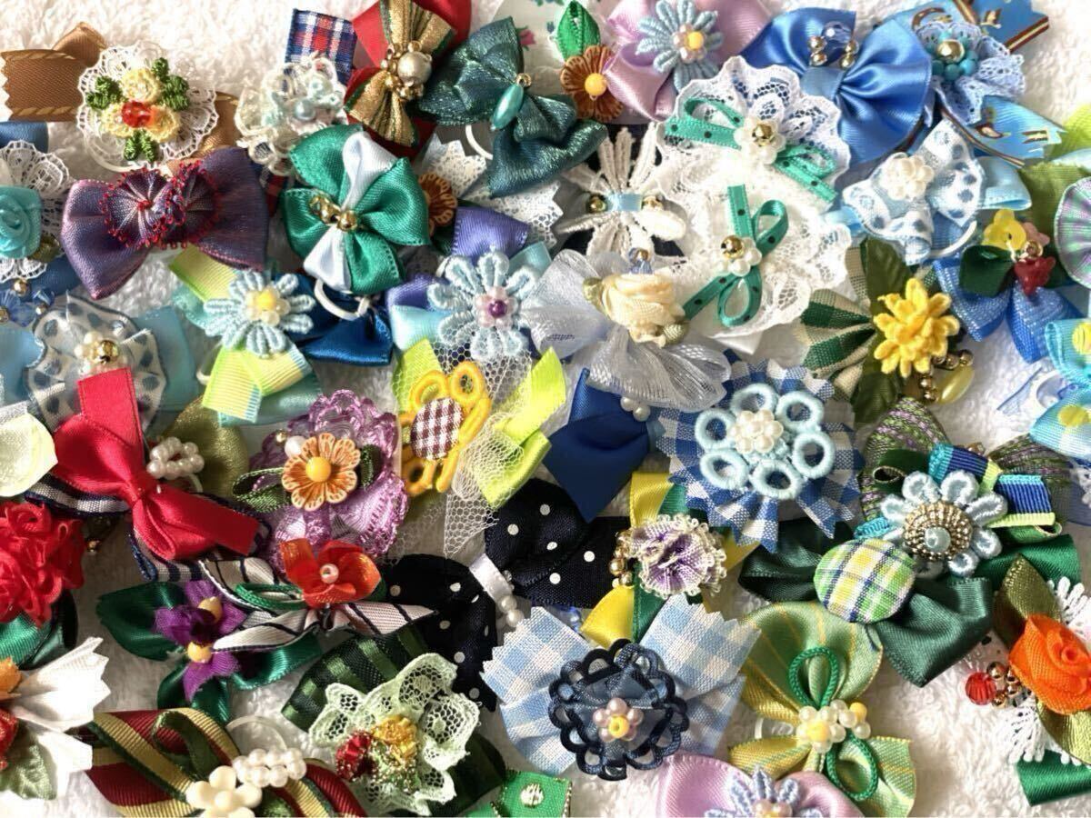 男の子用★ お任せリボン★ハンドメイドの犬用リボン20組40個拍卖