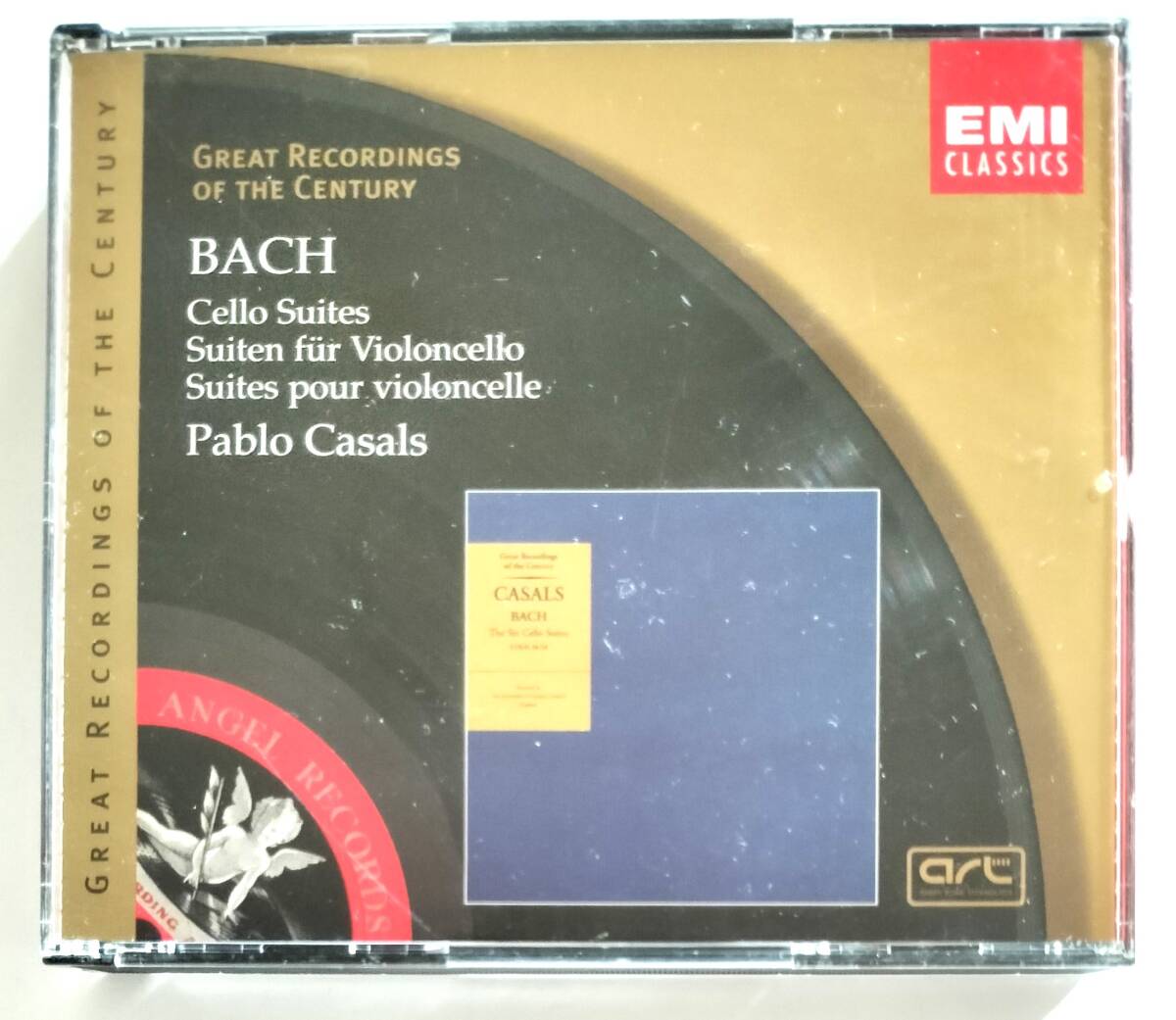 バッハ:無伴奏チェロ組曲 カザルス 2CD拍卖
