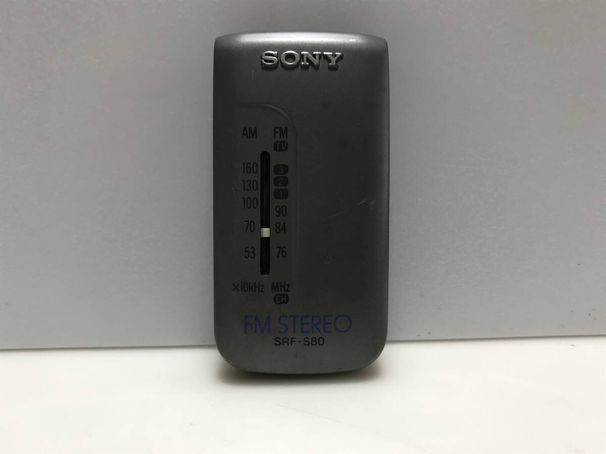 SONY ポケットラジオ SRF-S80 ジャンクRT-5623 拍卖