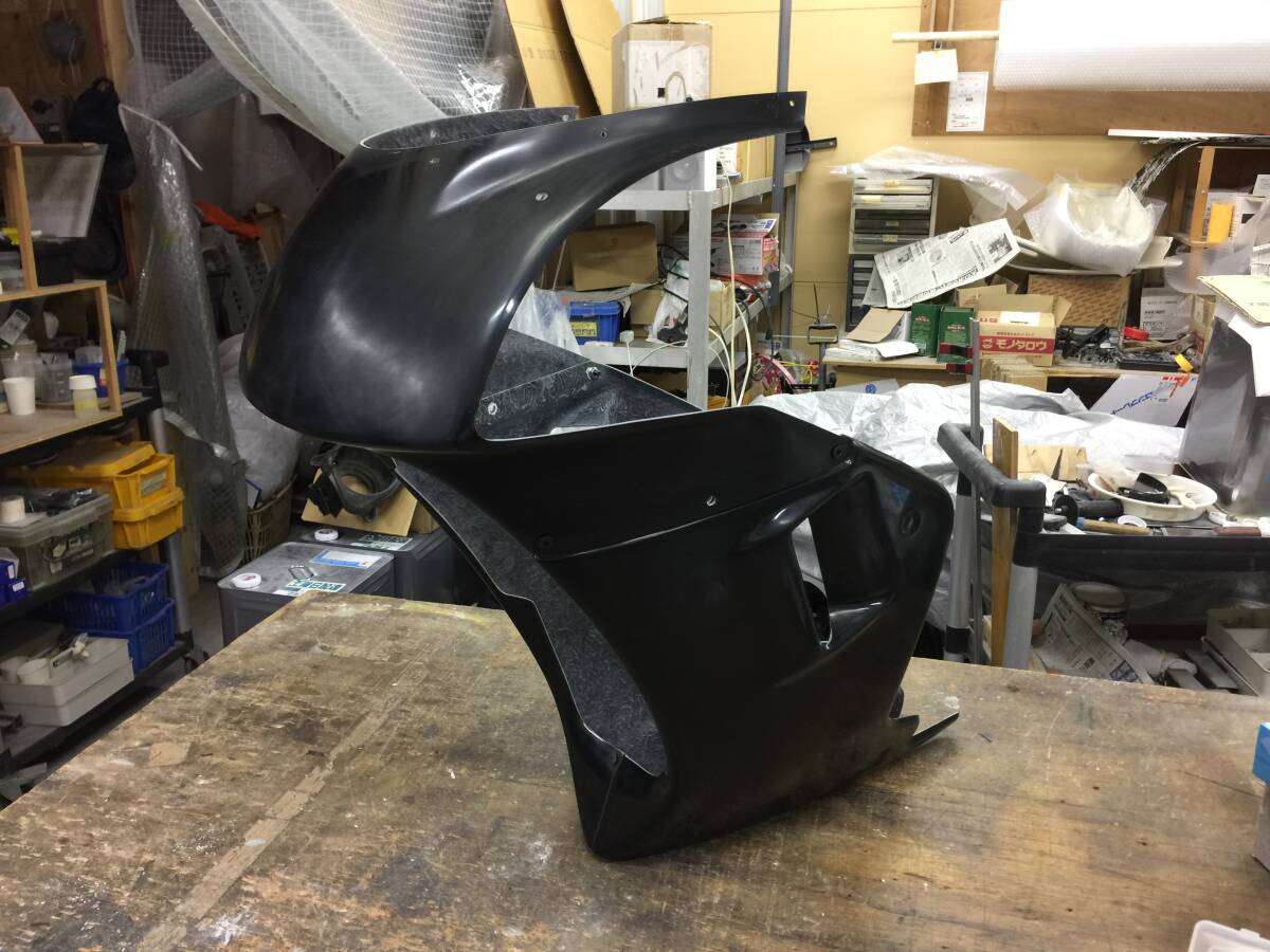 !!NSR50後期純製形状カウリング・シートカウル・タンクカバーセット 黒ゲル仕上げ 強化バージョン拍卖