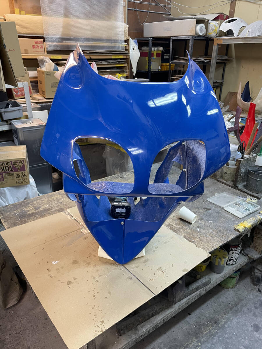 NS-1純正形状カウリング 社外品 FRP製 青ゲル仕上げ拍卖