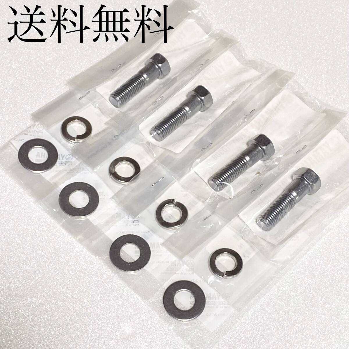 送料無料 ヤマハ純正新品 RZ250 RZ350 4L3 4U0 ダブルディスク フロント キャリパー ボルト ワッシャー ブレーキ フロントフォーク 186A拍卖