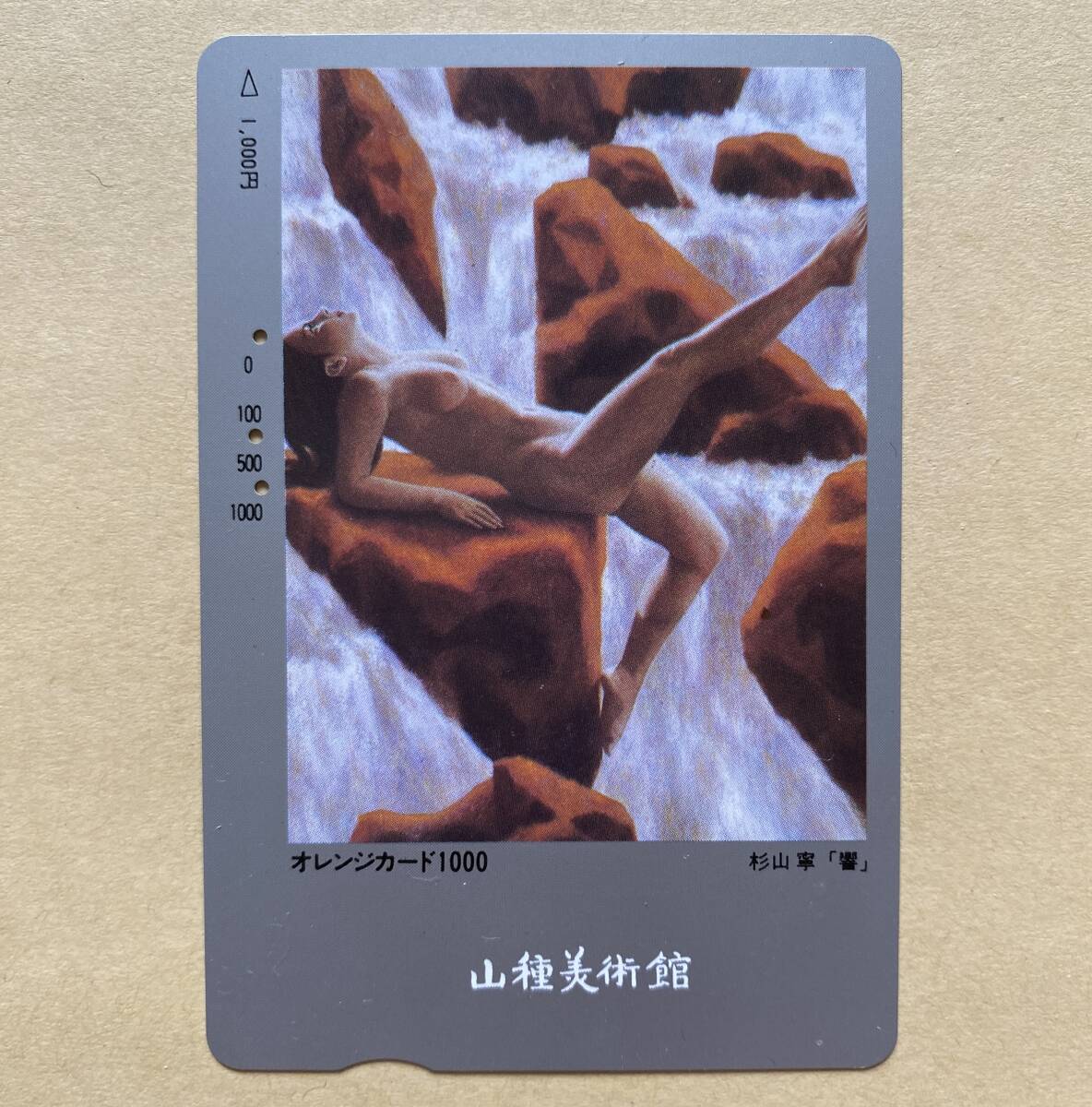 【使用済】 絵画オレンジカード JR東日本 杉山寧 「響」 山種美術館拍卖