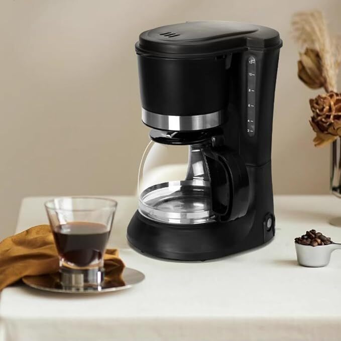 コーヒーマシン/ドリップコーヒーマシン ブラック 保温機能付き拍卖