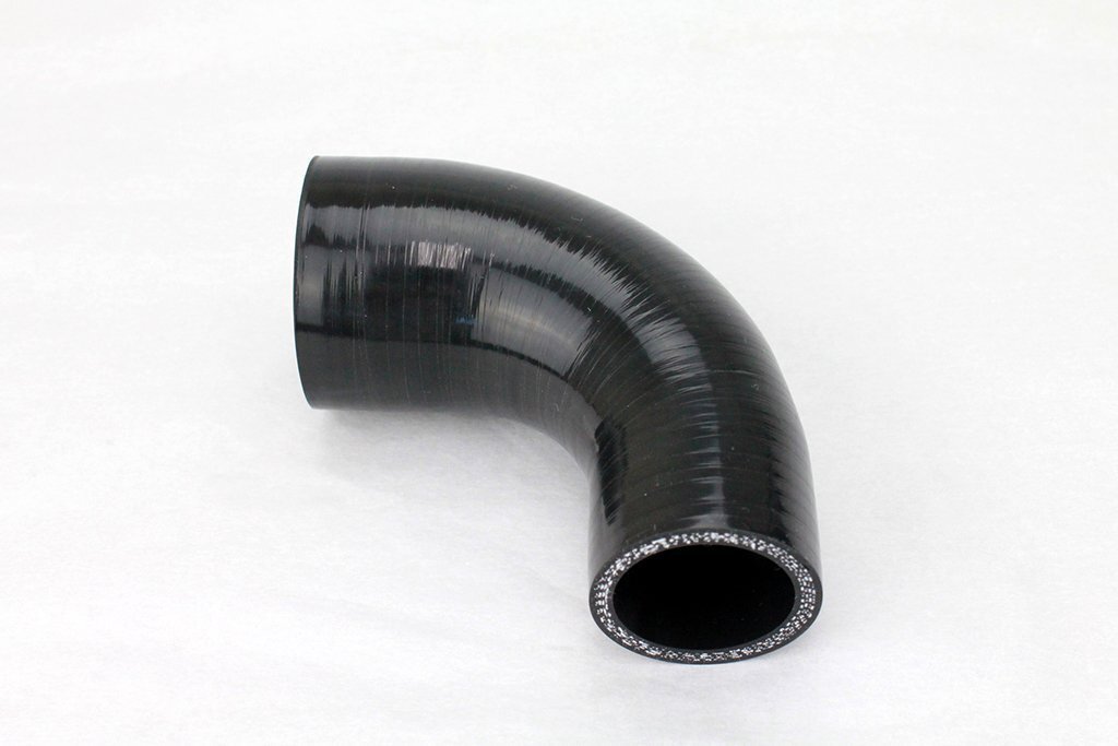 送料格安 38-51mm 90度異径エルボー 強化シリコンホース 4層 ブラック 黒 4プライ インテークホース ラジエーター ヒーター 38Φ 51Φ拍卖