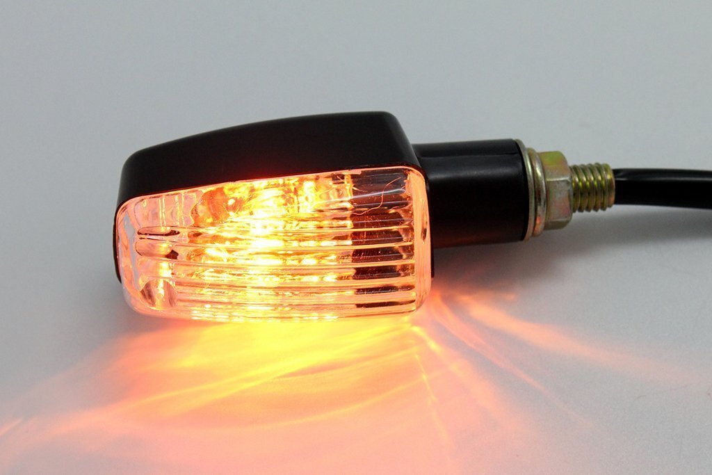 送料格安 CB400SFタイプ クリアレンズ ミニウインカー4個セット クリヤー CB1300SF VTR250 ホーネット XJR400 GSX400インパルスZRX400拍卖