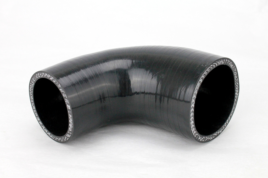 送料格安 50-60mm 90度異径エルボー 強化シリコンホース 4層 ブラック 黒 4プライ インテークホース ラジエーター ヒーター 50Φ 60Φ拍卖