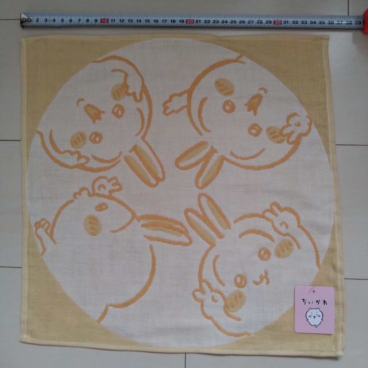 ちいかわ うさぎ パイルハンカチ ピース Y拍卖