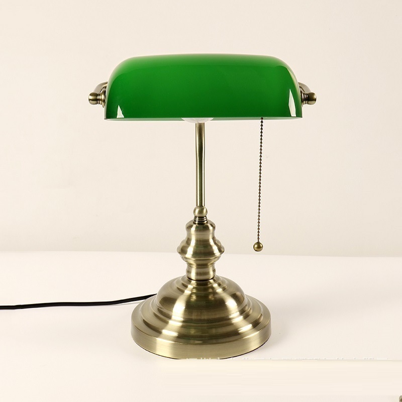 新作 照明 卓上スタンド テーブルスタンド バンカーズランプ アンティークランプ スタンドライト新入荷拍卖