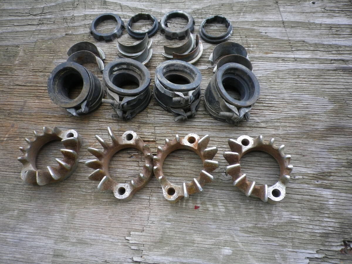 ホンダ CB750カスタム エキパイ部 フランジ リテーナー インマニのインシュレーター拍卖