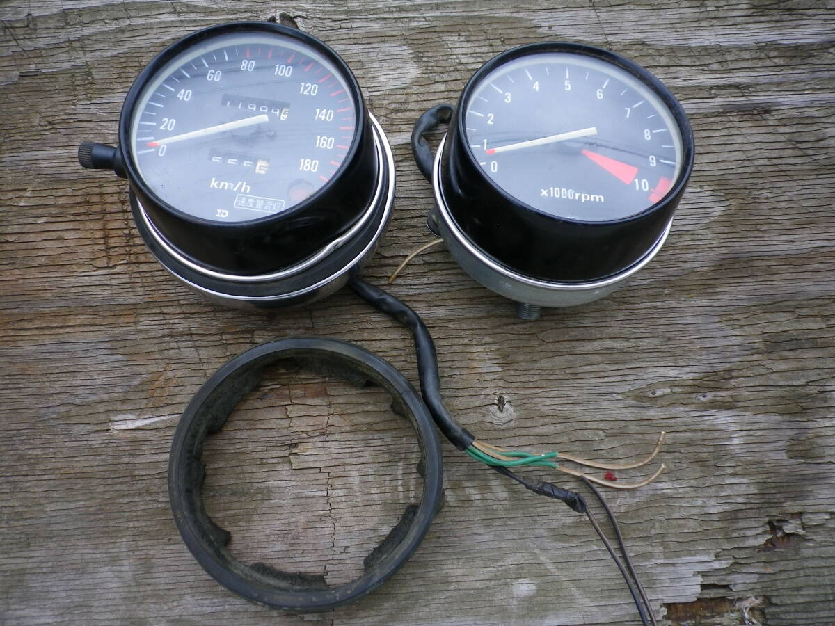 ホンダ CB750カスタム スピードメーター タコメーター 作動確認済み拍卖