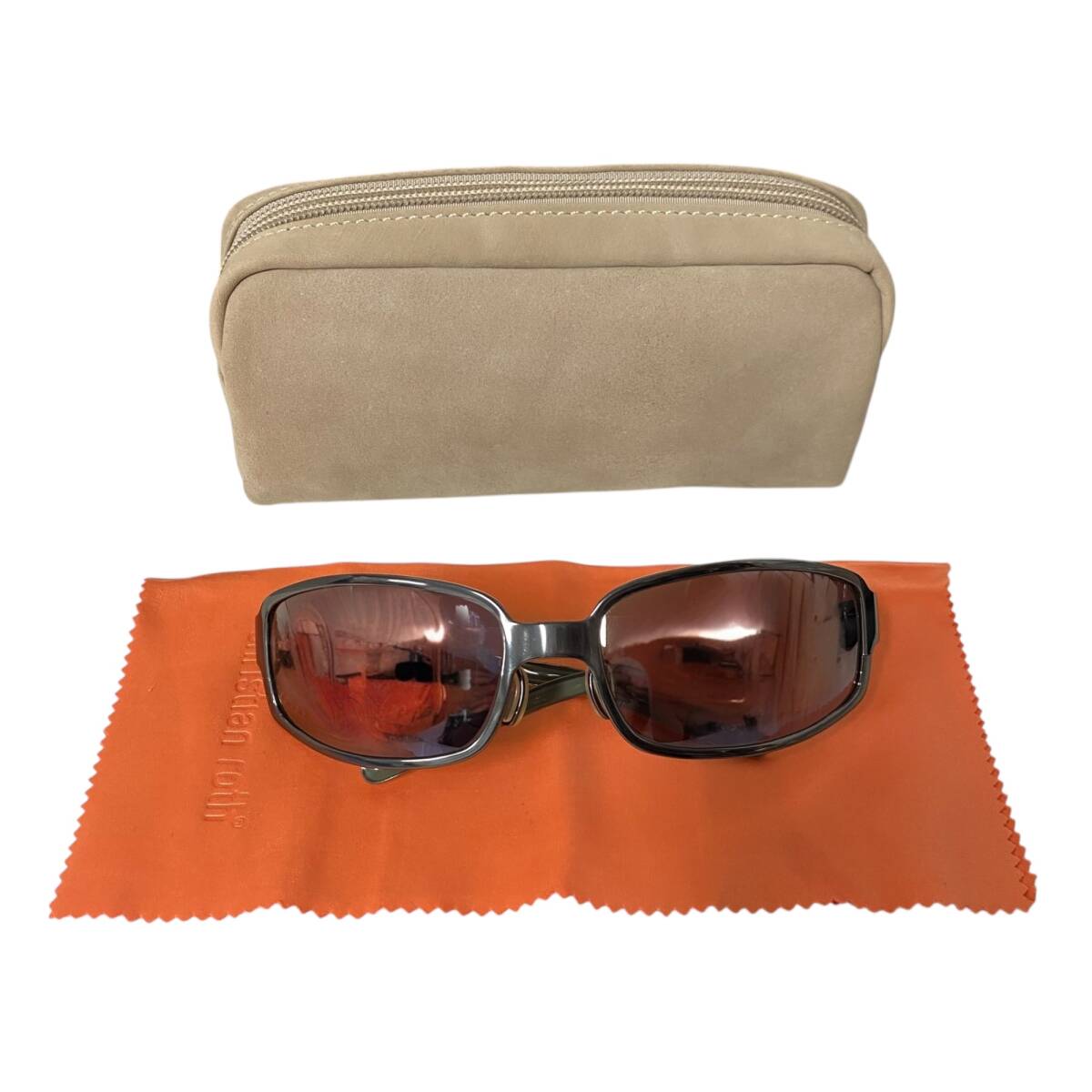 【中古品】 christian roth クリスチャンロス サングラス 14202GU メンズ 57□19-150 ポーチ付 W93972RD拍卖