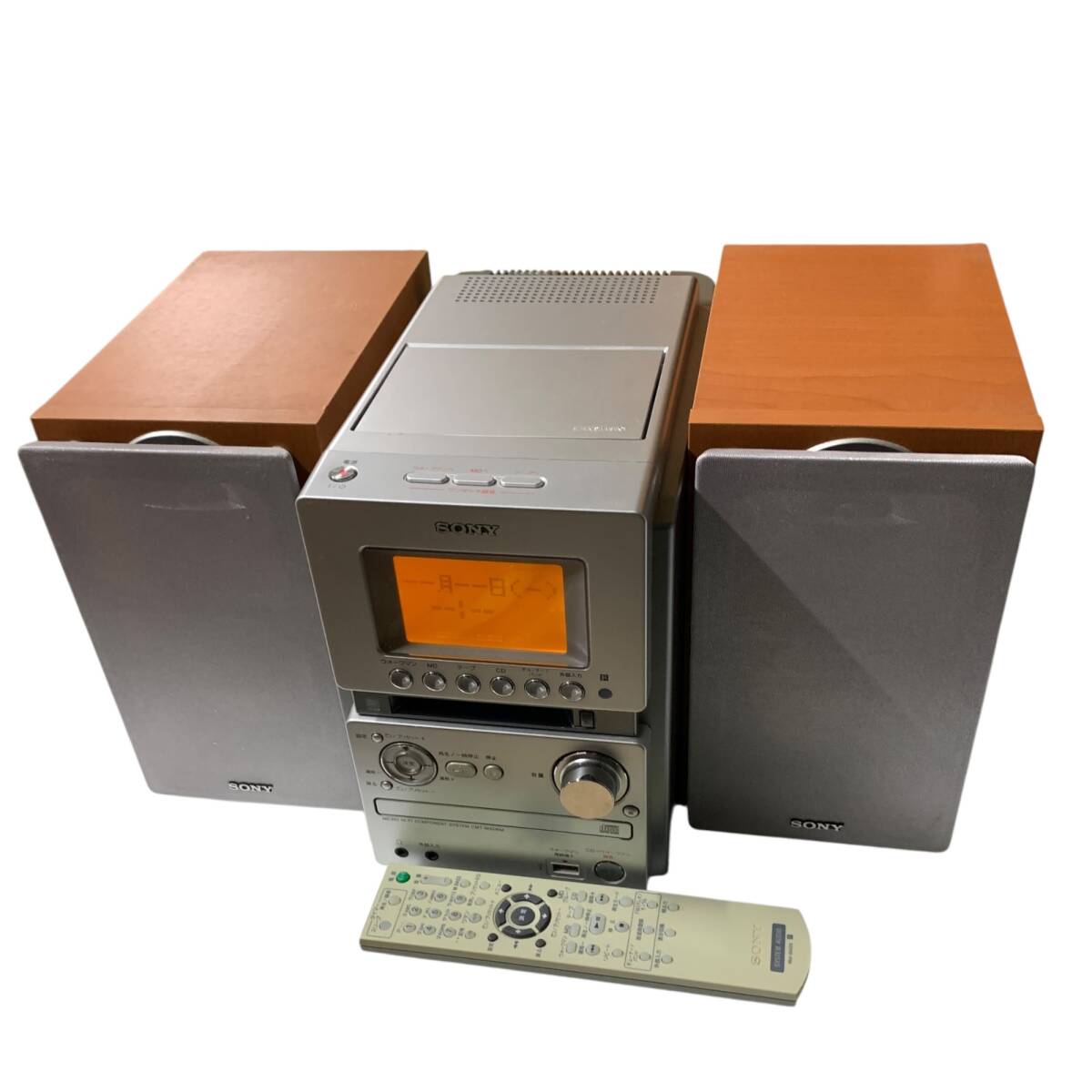 ◆中古品◆CD再生確認 sony ソニーコンポ HCD-M35WM 家庭用 オーディオ機器 CDデッキ Q94001NN拍卖