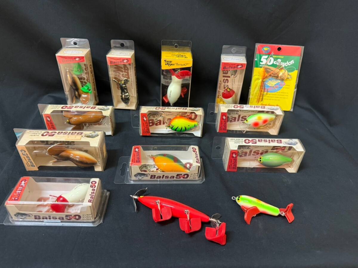 未使用品 SAURUS Alpha&Craft BALSA50 バルサ50 12点おまとめ ベイブ ラージマウス 50ベイドン セラフ ISTK2967S拍卖