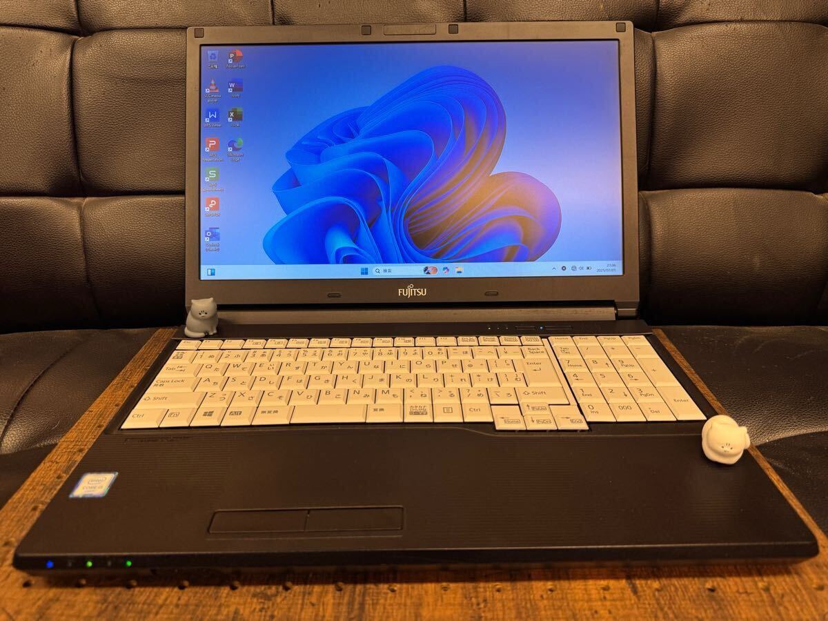 【オマケ付?】office2019/富士通/FUJITSU ノートパソコンFMV A576/15.6型/Corei3-6100U CPU/16GB/SSD 256GB/Windows11Home拍卖