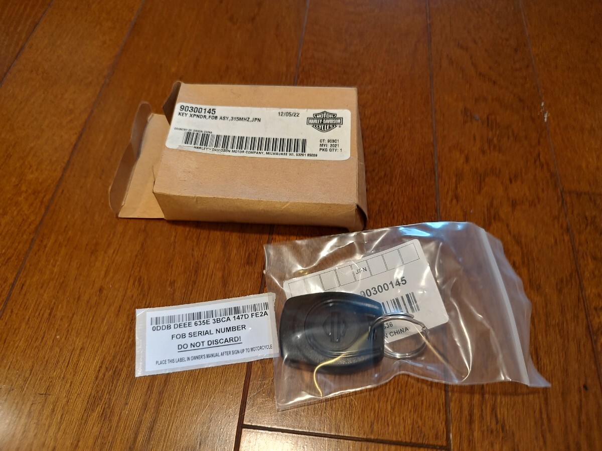 ハーレー純正 セキュリティ キーフォブ KEY XPNDR FOB 315MHZ 90300145 拍卖