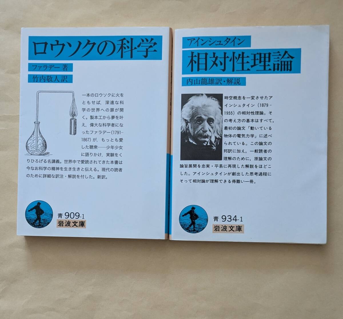 【即決・送料込】ロウソクの科学 + 相対性理論 岩波文庫2冊セット拍卖