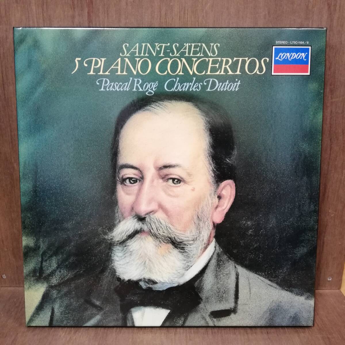 【3LP BOX】 Saint-Saens Pascal Roge Charles Dutoit - 5 Piano concertos *20拍卖