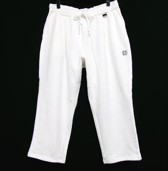 新品★SEESEE シーシー★スウェットパンツ 日本製★Lサイズ ホワイト SEE SEE拍卖
