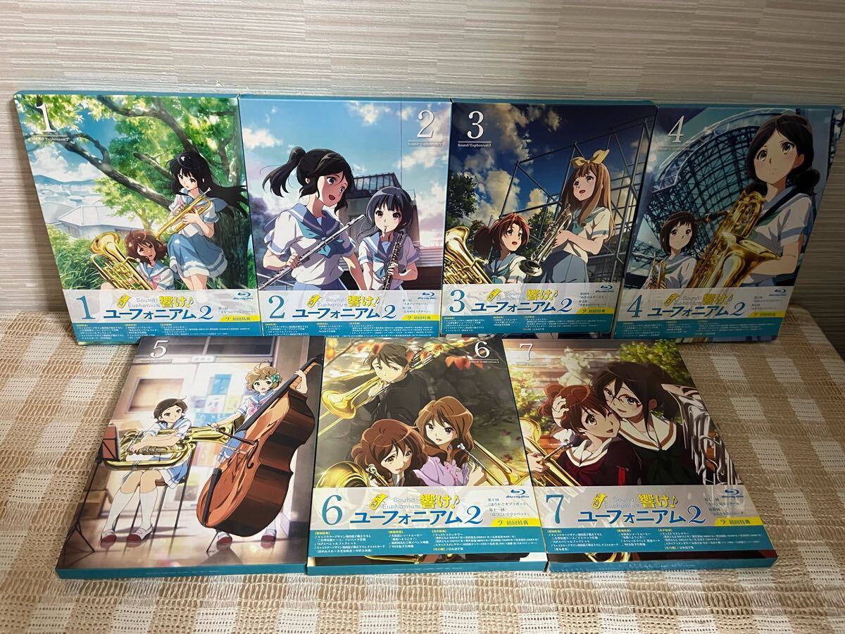 響け!ユーフォニアム2 初回全7巻セットBlu-ray 即決 送料無料拍卖