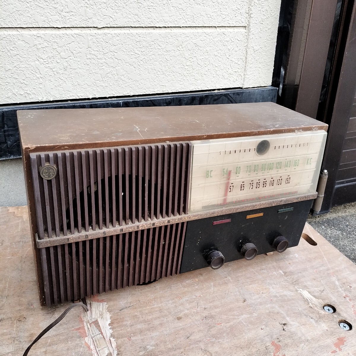 東芝 TOSHIBA マツダ 真空管ラジオ 昭和レトロ 当時物拍卖