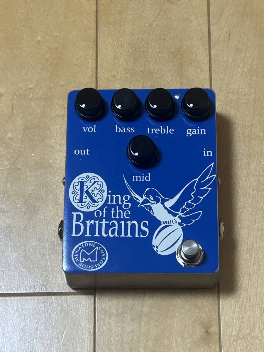 新品同様 カスタムオーダー品 MENATONE CS KING OF THE BRITAINS PTP ハンドワイアード メナトーン拍卖
