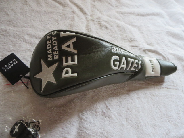 完売品 限定モデル 新品 パーリーゲイツ FW用 ヘッドカバー カーキ系 識別タグ付拍卖