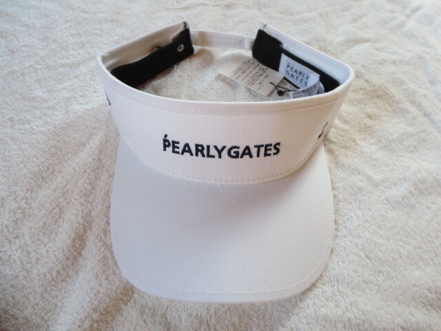 完売品 新品 限定品 パーリーゲイツ サンバイザー PG 定番 認識タグ付き!!拍卖