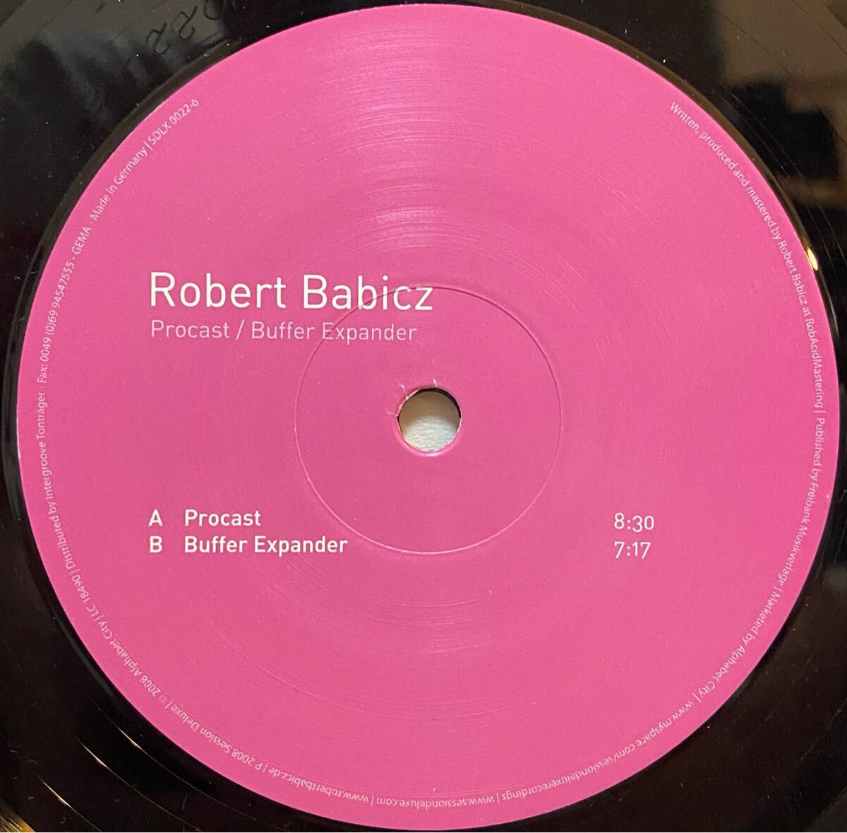 ジャーマン・ミニマル/ Robert Babicz - Procast /Session Deluxe / 拍卖