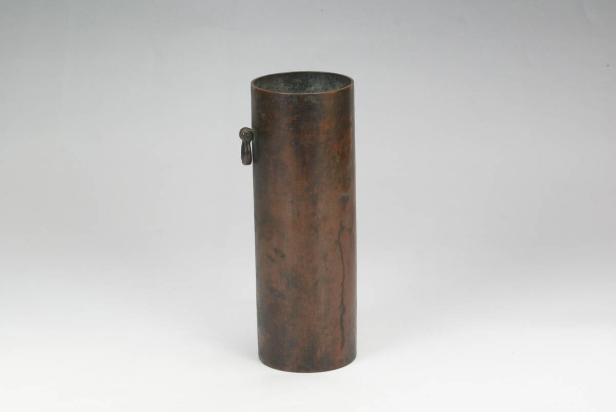 【湖美】古銅 花生 掛花入 花器拍卖