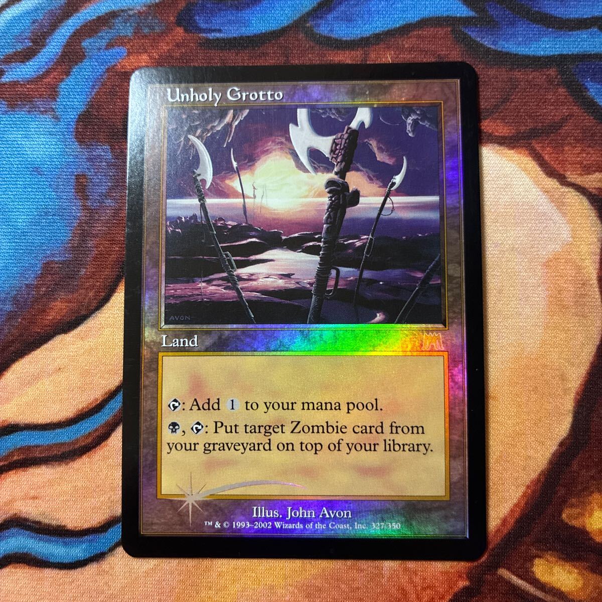 MTG マジックザギャザリング FOIL オンスロート 英語 邪悪な岩屋/Unholy Grotto拍卖